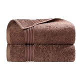 Heritage Egyptian Cotton Plush Thick Absorbent Bath Towel Set of 2